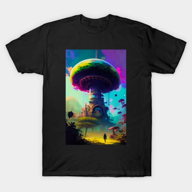 Abstract Another World Explorer T-Shirt by Voodoo Production